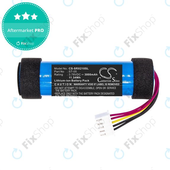 Batterie für Sony SRS-XB21, 3000mAh, Li-Ion, 3.78V, ST-05, HQ