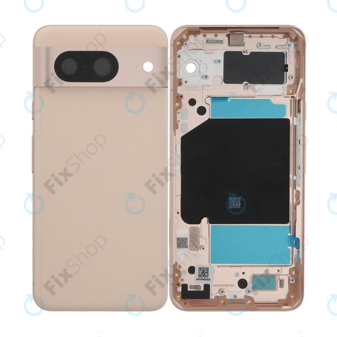 Google Pixel 8 - Akkudeckel Komplett (Rose)