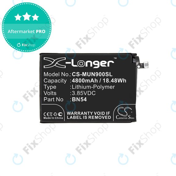 Xiaomi Redmi 9, 9A, Note 9 - Akku Batterie BN54 4800mAh HQ