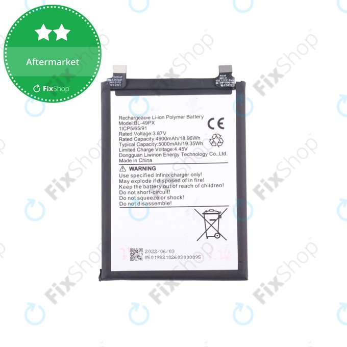 Infinix Note 30 Pro, 30 VIP X6710 - Akku Batterie BL-49PX 5000mAh