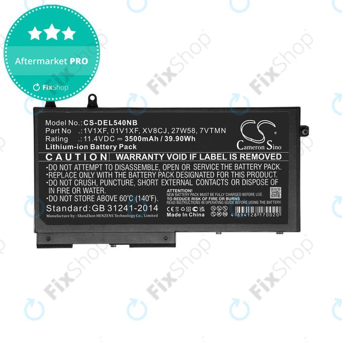 Akku batterie für Dell Latitude 5400, Inspiron 7591 2-in-1, 3500mAh, Li-Ion, 11.4V, XV8CJ, HQ