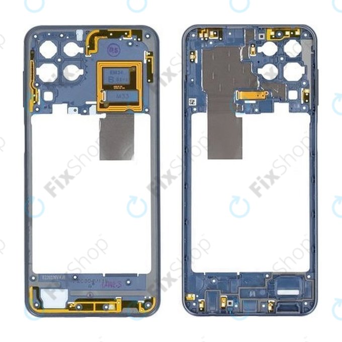 Samsung Galaxy M33 5G M336B - Mittlerer Rahmen (Blue) - GH98-47410A Genuine Service Pack