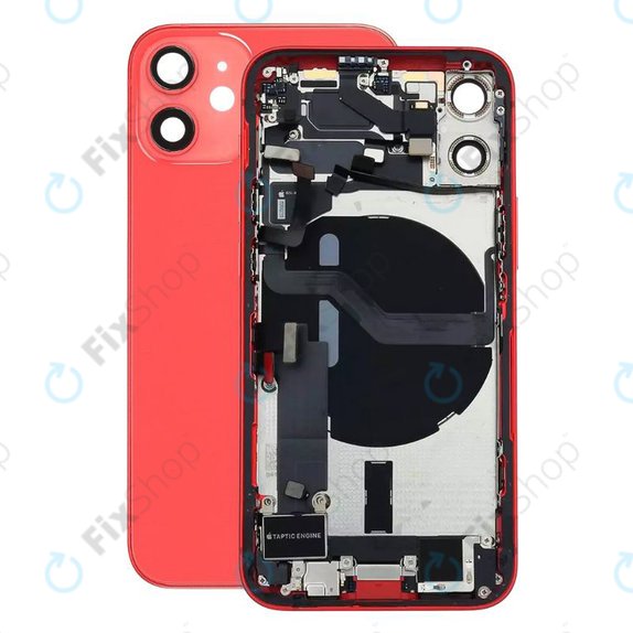 Apple iPhone 12 Mini - Backcover/Kleinteilen (Red)