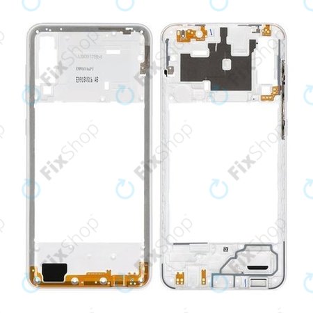 Samsung Galaxy A30s A307F - Mittlerer Rahmen (Prism Crush White) - GH98-44765D Genuine Service Pack