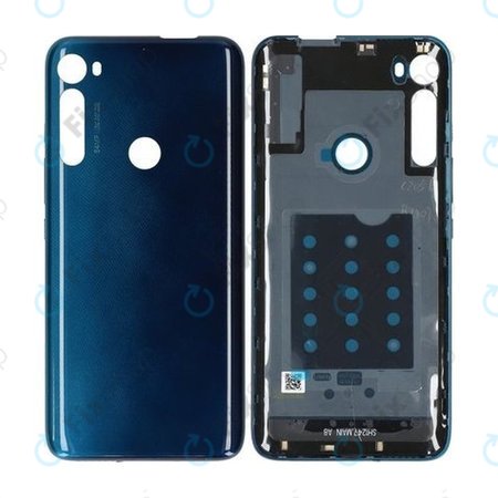 Motorola One Fusion Plus - Akkudeckel (Twilight Blue)