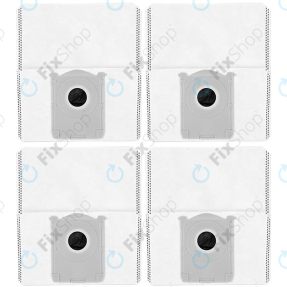 Staubbeutel, 4 Stk. für Ecovacs Deebot T30c, T50-series, T80-series, X8-series, X9 Pro-series