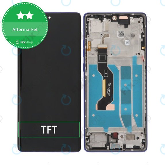 Motorola Moto G85 5G XT2427-3 - LCD Display + Touchscreen Front Glas + Rahmen (Cobalt Blue) TFT