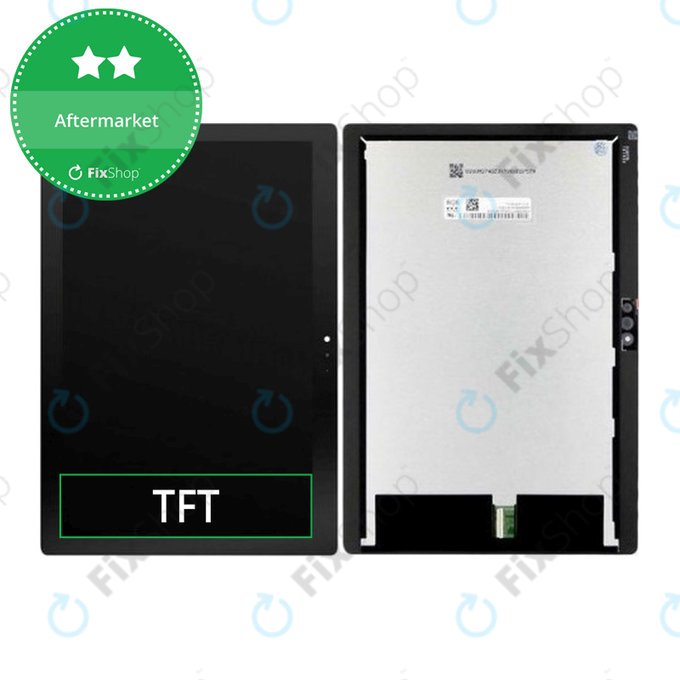 Lenovo Tab M10 TB-X605FC, TB-X605LC - LCD Display + Touchscreen Front Glas (Black) TFT