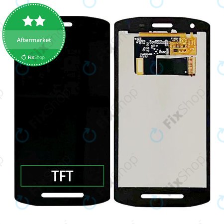 Zebra TC21, TC26 - LCD Display + Touchscreen Front Glas TFT (mit Aussparung)