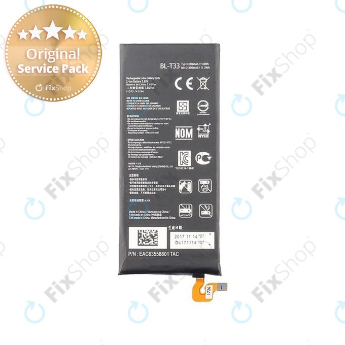 LG Q6 M700N - Akku Batterie 3000mAh - EAC63558801 Genuine Service Pack