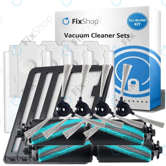 Ersatzteilset für Samsung Jet Bot+ (2x Hauptbürste, 4x Filter, 4x Seitenbürste, 4x Staubbeutel)