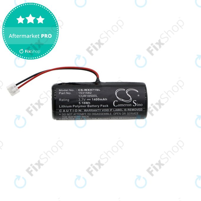 Batterie für Wella Xpert HS71, 1400mAh, Li-ion, 3.7V, 1531582, HQ