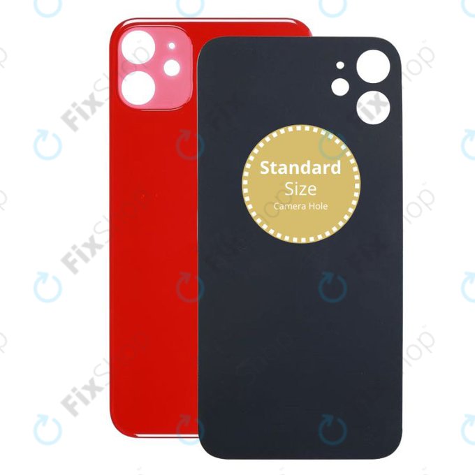 Apple iPhone 11 - Backcover Glas (Red)