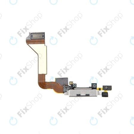 Apple iPhone 4 - Ladestecker Ladebuchse + Mikrofon + Flex Kabel (Black)