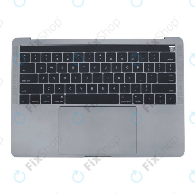 Apple MacBook Pro 13" A1706 (Late 2016 - Mid 2017) - Oberer Rahmen Tastatur + Tastatur US + Mikrofon + Trackpad + Redner (Space Gray)