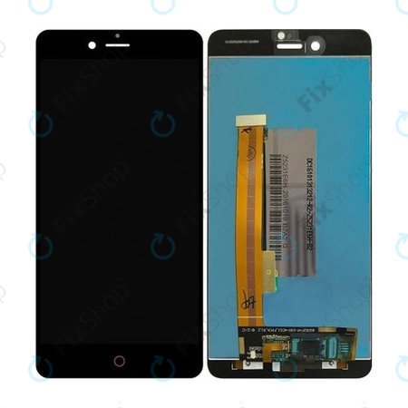 Nubia Z11 mini - LCD Display + Touchscreen Front Glas (Black) TFT