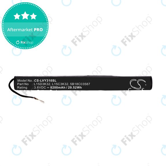 Lenovo Yoga TAB 3 YT3-X50 - Akku Batterie L15D3K32, L15C3K32, 5B18C03587 8200mAh HQ