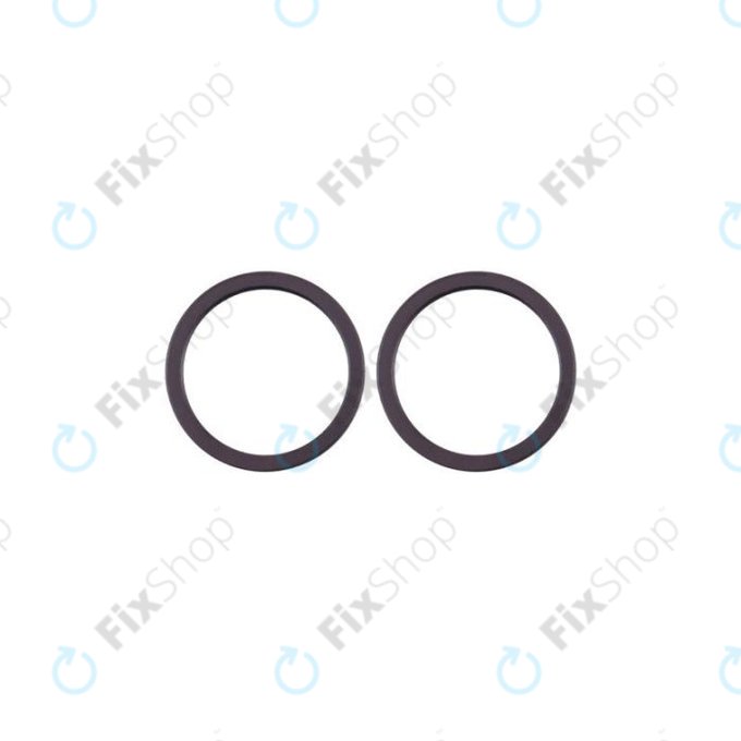 Apple iPhone 11, 12, 12 mini - Rückfahrkamera Schieberahmen (Black) - 2Stk.