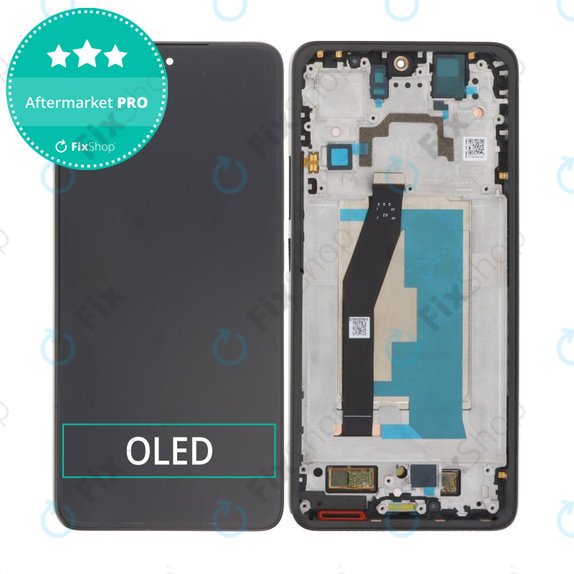 Xiaomi 14T 2406APNFAG - LCD Display + Touchscreen Front Glas + Rahmen (Titan Black) OLED