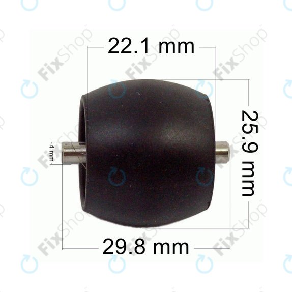 Vorderrad für Dreme Bot L10 Pro, L10s Ultra Gen2, Roborock S4, S6, S7, Xiaomi Mi Robot Vacuum Mop 2s, Pro