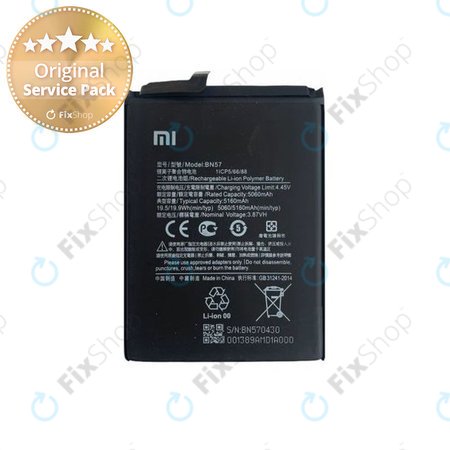 Xiaomi Poco X3 NFC, X3 Pro - Akku Batterie BN57 5160mAh - 460200003J1G Genuine Service Pack