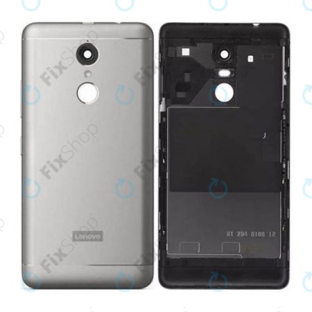 Lenovo K6 Note K53a48 - Akkudeckel + Kameraglas (Silver)