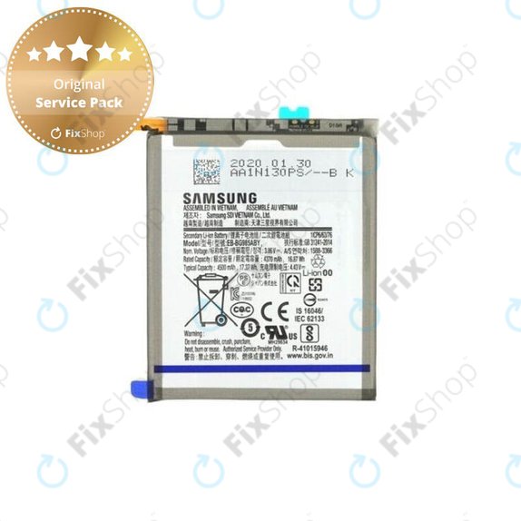 Samsung Galaxy S20 Plus G985F - Akku Batterie EB-BG985ABY 4500mAh - GH82-22133A Genuine Service Pack