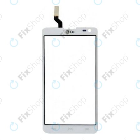 LG Optimus L9 II D605 - Touchscreen front Glas (Weiß) - EBD61586401
