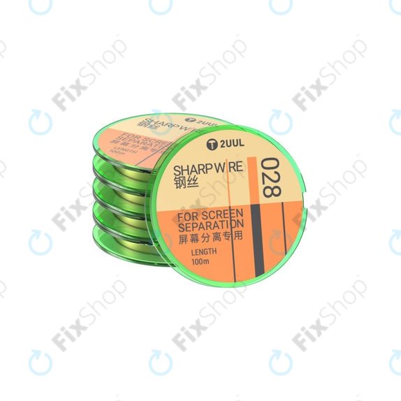 Schneiddraht zur Displaytrennung, 2UUL GS-028, 0.028mm x 100m