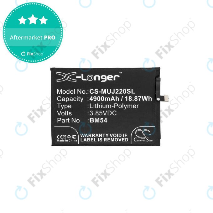 Xiaomi Redmi Note 9T 5G - Akku Batterie BM54 4900mAh HQ