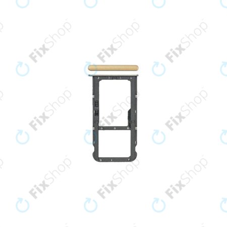 Huawei Honor 7X - SIM + SD Steckplatz Slot (Gray) - 51661GQN Genuine Service Pack