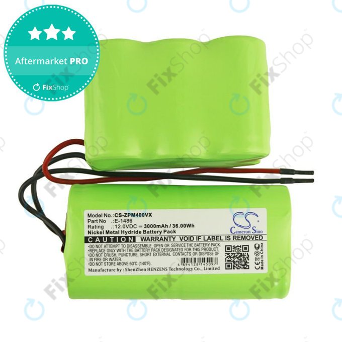 Akku batterie für Zepter PWC 400 Turbohandy, 3000mAh, Ni-MH, 12V, E-1486, HQ