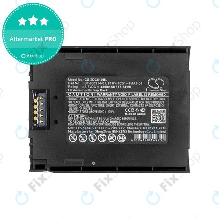 Akku batterie für Zebra Tc51, Tc52, Tc56, Tc57, 4200mAh, Li-Ion, 3.7V, BT-000314-01, HQ