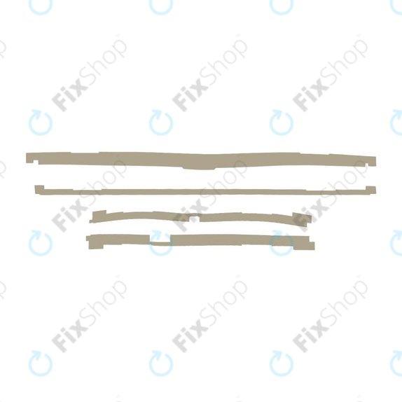 Apple MacBook Pro 15" Unibody - Unter Frontglas Klebestreifen Sticker (adhesive)