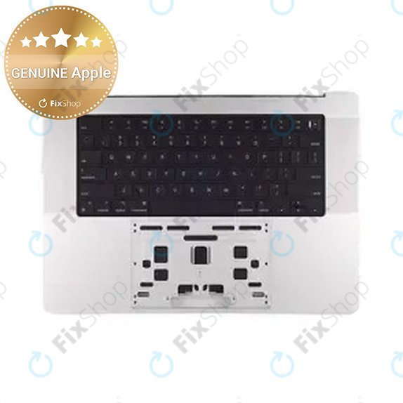 Oberer Tastaturrahmen für MacBook Pro 14", A3112 (2024), mit US-Tastatur und Akku, Silver, 661-42513, Genuine Apple