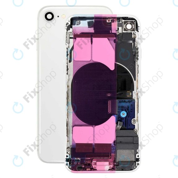 Apple iPhone 8 - Backcover/Kleinteilen (Silver)