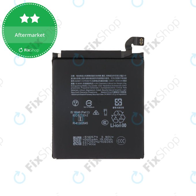 Akku Batterie für Google Pixel 10, G20M7, 4970mAh