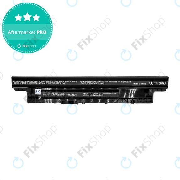 Batterie für Dell Inspiron 14R, 15, 15R, N3521, 2700mAh, Li-Ion, 14.8V, MR90Y, HQ