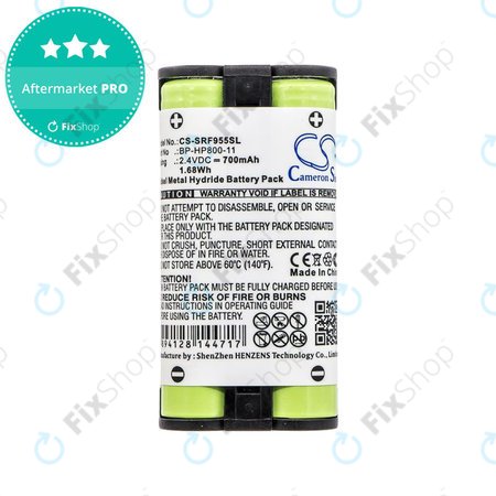 Akku batterie für Sony MDR RF995, MDR RF400, 700mAh, Ni-MH, 2.4V, BP-HP800-11, HQ