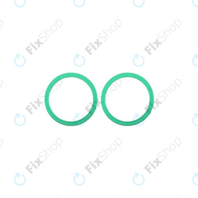Apple iPhone 11, 12, 12 mini - Rückfahrkamera Schieberahmen (Green) - 2Stk.