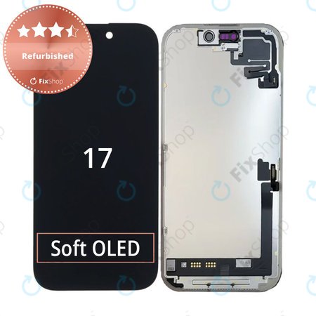 Apple iPhone 17 - LCD Display + Touchscreen Front Glas + Rahmen Refurbished