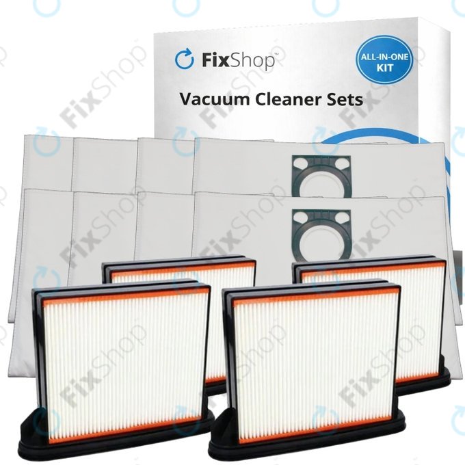 Ersatzteilset für BOSCH GAS 25 (4x Filter, 8xx Staubbeutel)