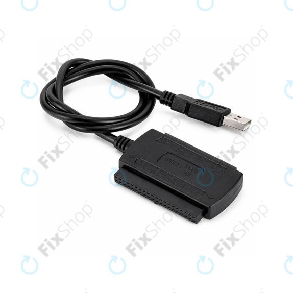 USB 2.0 auf IDE / SATA Adapter für 2,5" und 3,5" HDD/SSD, mit EU-Netzteil