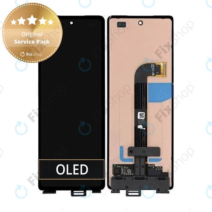 Samsung Galaxy Z Fold 2 F916B - LCD Display + Touchscreen Front Glas (Externe) - GH82-23943A, GH82-24024A Genuine Service Pack