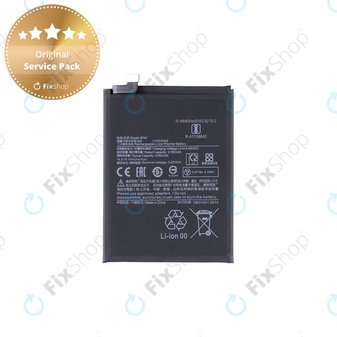 Xiaomi Mi 11 Lite 4G, Mi 11 Lite 5G, 11 Lite 5G NE - Akku Batterie BP42 4250mAh - 46020000741Y Genuine Service Pack