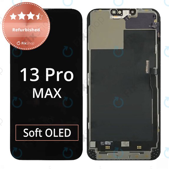 Display für iPhone 13 Pro Max, Touchscreen-Glas mit Rahmen, Refurbished