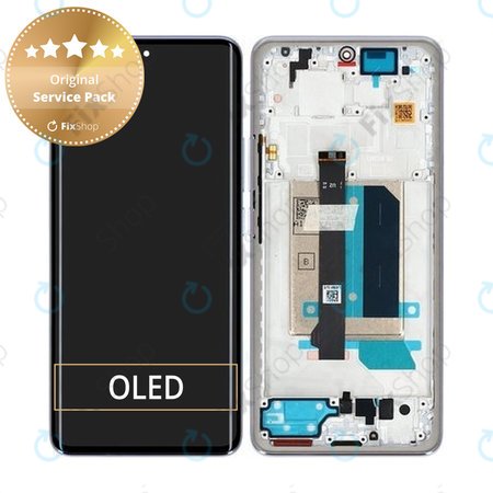 Xiaomi Redmi Note 14 Pro+ 5G - LCD Display + Touchscreen Front Glas + Rahmen (Lavender Purple) - 5600180O16U00 Genuine Service Pack