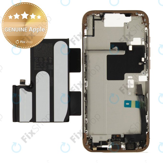 Mittelrahmen mit Batterie für iPhone 16 Pro Max | Desert Titanium | ZD076-00695 | Genuine Apple