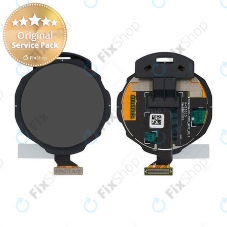 Samsung Galaxy Watch 4 Classic 46mm R895 - LCD Display + Touch Screen + Frame (Black) - GH96-14426A Genuine Service Pack