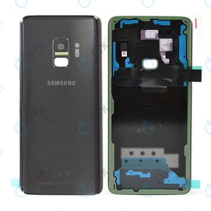 Samsung Galaxy S9 G960F - Akkudeckel (Midnight Black) - GH82-15865A Genuine Service Pack